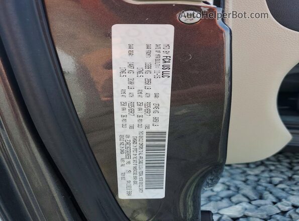 2C4RC1BG7GR206558 2016 CHRYSLER TOWN Серый Вид наклейки с VIN-кодом