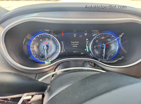 2C4RC1BG7SR548715 2025 CHRYSLER PACIFICA Black Instrument cluster view