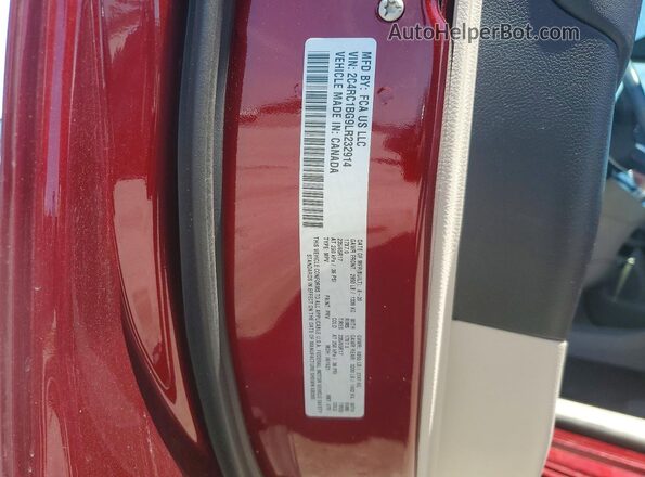 2C4RC1BG9LR232914 2020 CHRYSLER PACIFICA Red Շարժիչի բաժամունքի տեսք