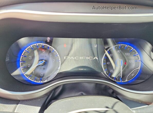 2C4RC1BG9RR176370 2024 CHRYSLER PACIFICA Белый Вид щитка приборов