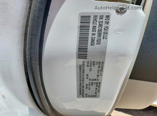 2C4RC1BG9RR176370 2024 CHRYSLER PACIFICA Белый Вид наклейки с VIN-кодом