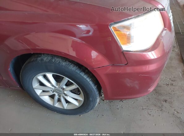 2C4RC1BGXGR300062 2016 CHRYSLER TOWN & COUNTRY Red წინა ხედი