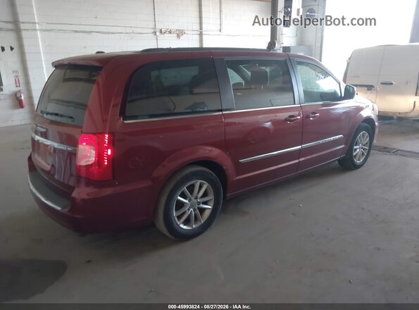 2C4RC1BGXGR300062 2016 CHRYSLER TOWN & COUNTRY Red უკანა მარჯვენა