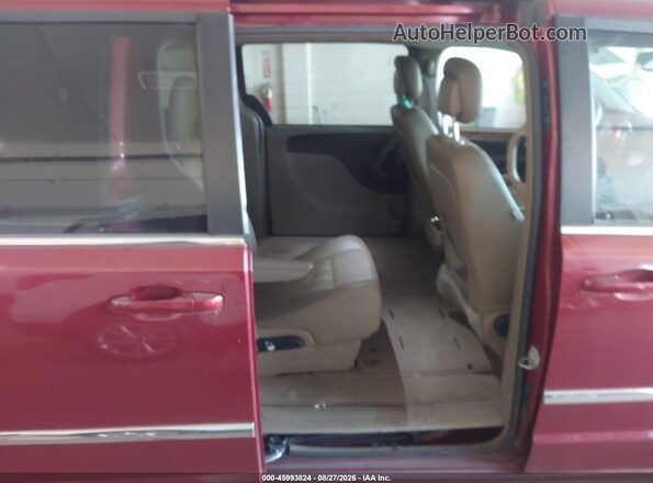 2C4RC1BGXGR300062 2016 CHRYSLER TOWN & COUNTRY Red VIN კოდის სტიკერის ხედი