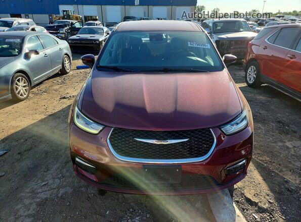2C4RC1BGXPR594515 2023 CHRYSLER PACIFICA Burgundy Դիմացի տեսք
