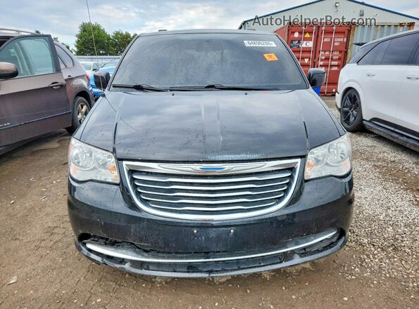 2C4RC1CG7GR118740 2016 CHRYSLER TOWN Black Դիմացի տեսք