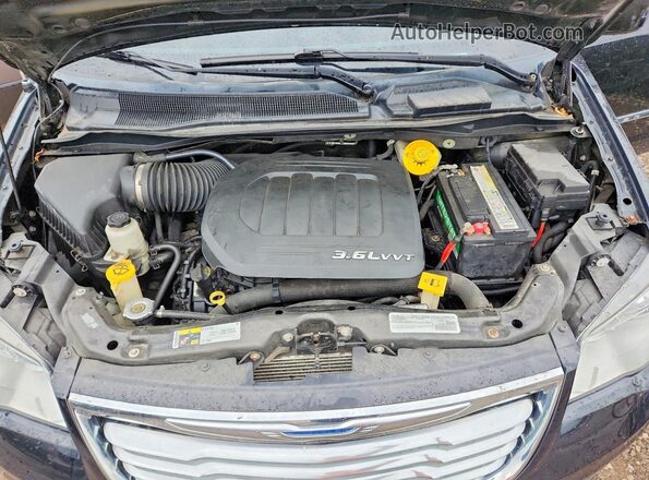 2C4RC1CG7GR118740 2016 CHRYSLER TOWN Black Շարժիչի բաժամունքի տեսք