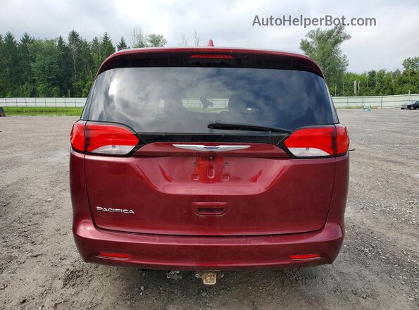 2C4RC1CG7HR610086 2017 CHRYSLER PACIFICA Burgundy Widok z tyłu