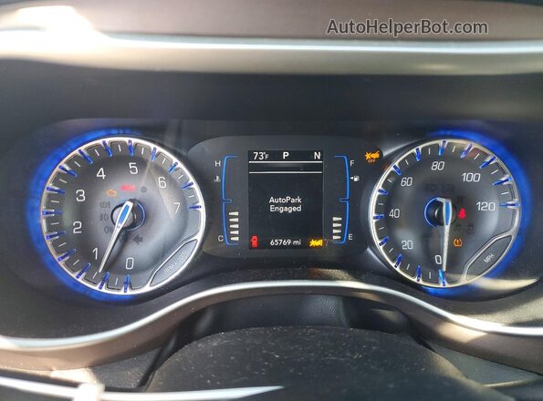 2C4RC1DG3MR555113 2021 CHRYSLER VOYAGER Gray Vista del cuadro de instrumentos