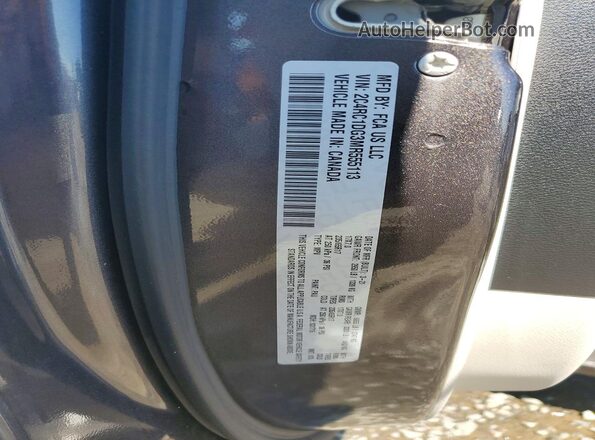 2C4RC1DG3MR555113 2021 CHRYSLER VOYAGER Gray Vista interior de 360 grados