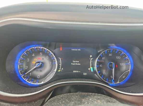 2C4RC1EG3HR508541 2017 CHRYSLER PACIFICA Black Սարքավորումների վահանակի տեսք