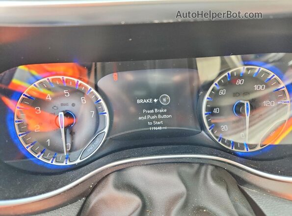 2C4RC1EG5HR757326 2017 CHRYSLER PACIFICA Gray Widok zestawu wskaźników