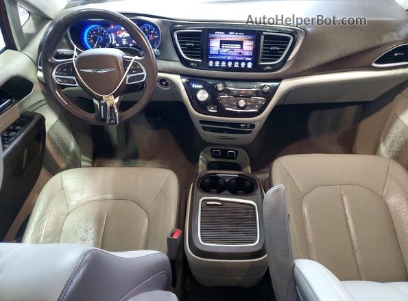 2C4RC1EG8HR542488 2017 CHRYSLER PACIFICA Red Առջևի վահանակի տեսք