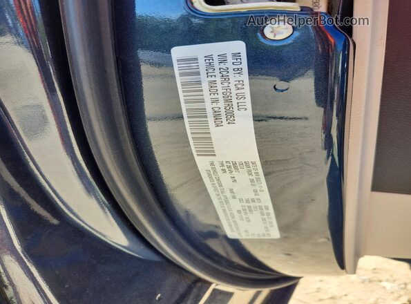 2C4RC1FG6MR500524 2021 CHRYSLER PACIFICA Gray Widok naklejki z numerem VIN