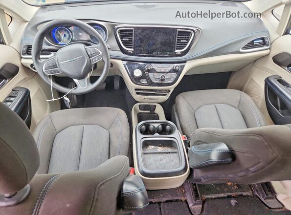2C4RC1FG6MR500524 2021 CHRYSLER PACIFICA Gray Widok deski rozdzielczej