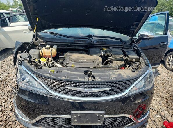 2C4RC1GG4HR841599 2017 CHRYSLER PACIFICA Black ძრავის განყოფილების ხედი