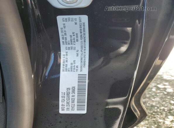 2C4RC1GG4VR557126 2027 CHRYSLER PACIFICA Black VIN sticker view