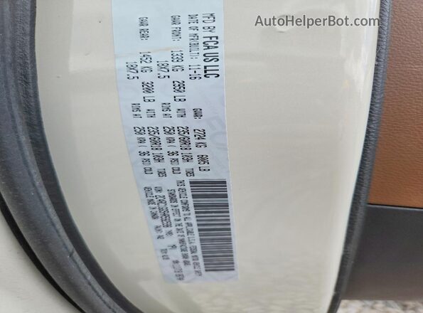 2C4RC1GG5HR592598 2017 CHRYSLER PACIFICA White Շարժիչի բաժամունքի տեսք