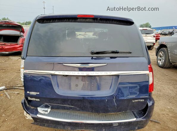 2C4RC1GG6GR284032 2016 CHRYSLER TOWN Синий Вид сзади