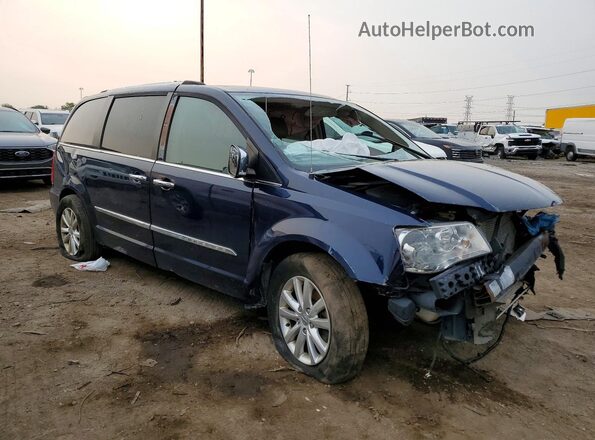 2C4RC1GG6GR284032 2016 CHRYSLER TOWN Синий Передняя правая четверть