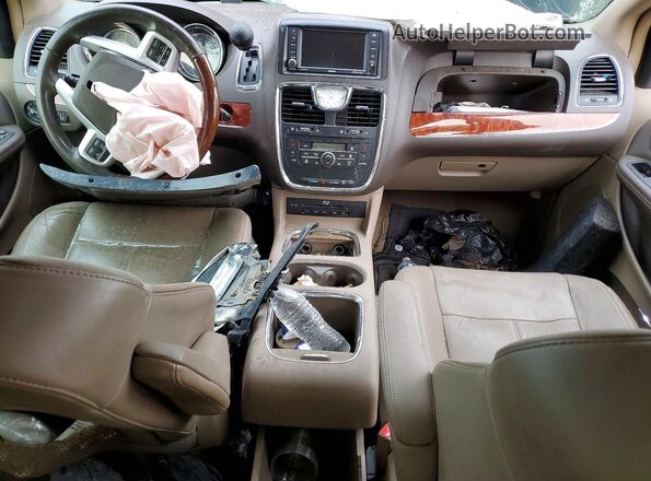 2C4RC1GG6GR284032 2016 CHRYSLER TOWN Синий Вид панели приборов
