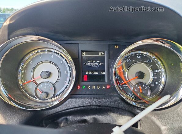 2C4RC1GG7GR264064 2016 CHRYSLER TOWN Серебряный Вид щитка приборов