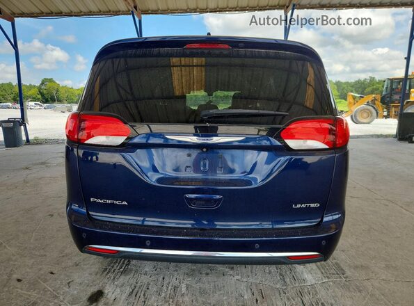 2C4RC1GG8JR273847 2018 CHRYSLER PACIFICA Blue Հետևի տեսք