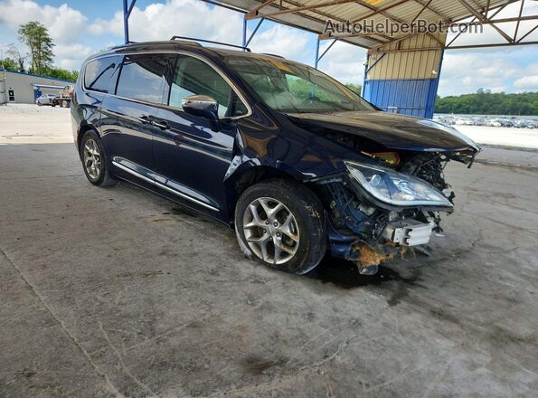 2C4RC1GG8JR273847 2018 CHRYSLER PACIFICA Blue Առջևի աջ