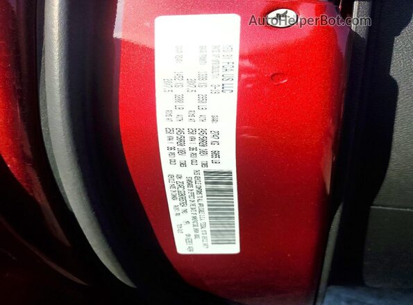 2C4RC1GG9KR657654 2019 CHRYSLER PACIFICA Red Widok wnętrza 360 stopni