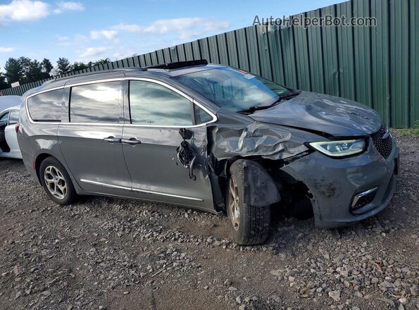2C4RC1GG9NR198159 2022 CHRYSLER PACIFICA Серый Передняя правая четверть
