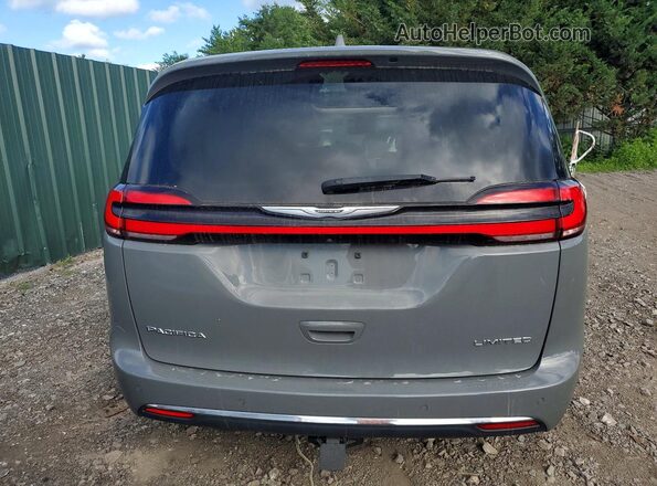 2C4RC1GG9NR198159 2022 CHRYSLER PACIFICA Серый Вид сзади