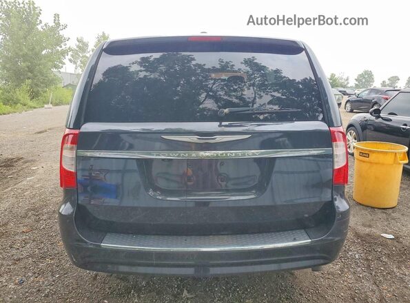 2C4RC1JG5GR100028 2016 CHRYSLER TOWN Черный Вид сзади