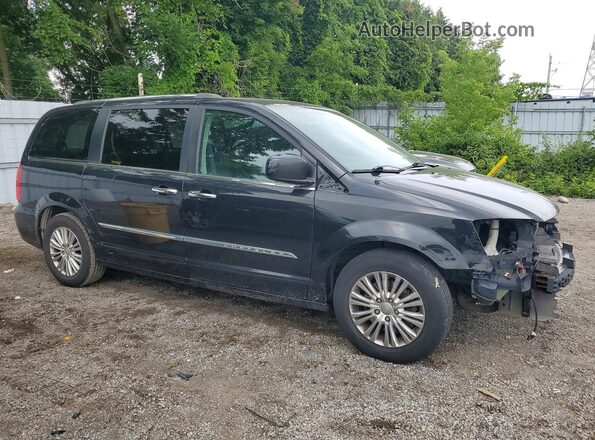 2C4RC1JG5GR100028 2016 CHRYSLER TOWN Черный Передняя правая четверть