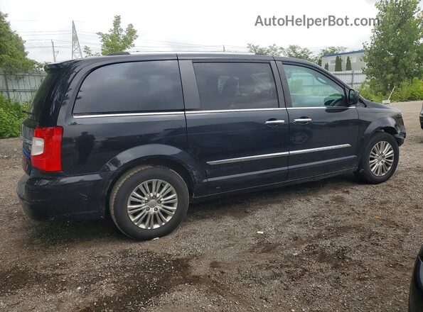 2C4RC1JG5GR100028 2016 CHRYSLER TOWN Черный Задняя правая четверть