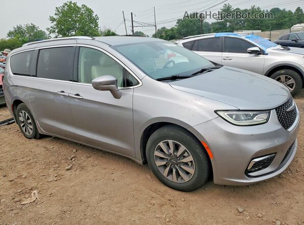 2C4RC1L71MR594686 2021 CHRYSLER PACIFICA Blue Przód prawy