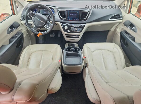 2C4RC1L72JR340707 2018 CHRYSLER PACIFICA Orange Առջևի վահանակի տեսք