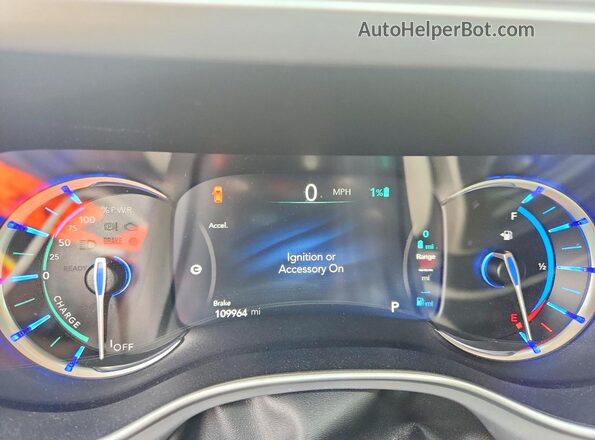 2C4RC1L72JR340707 2018 CHRYSLER PACIFICA Orange Սարքավորումների վահանակի տեսք