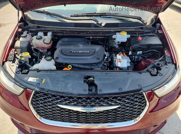 2C4RC1L73MR599680 2021 CHRYSLER PACIFICA Темно-бордовый Вид подкапотного пространства