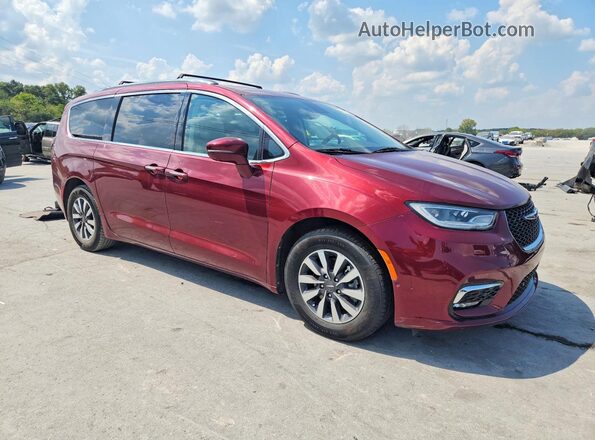 2C4RC1L73MR599680 2021 CHRYSLER PACIFICA Темно-бордовый Передняя правая четверть