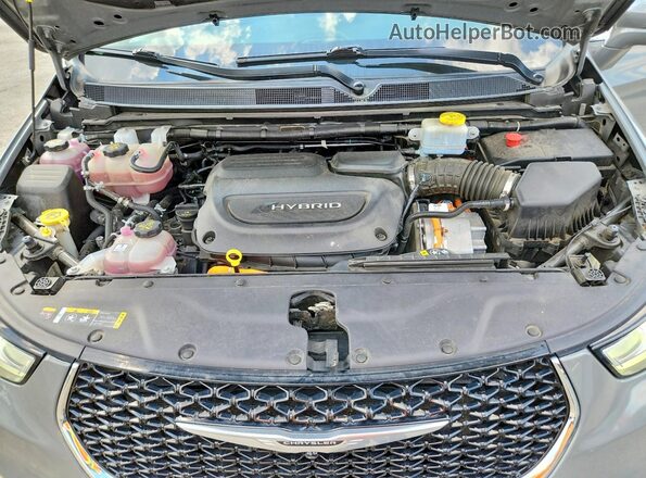 2C4RC1L78NR126701 2022 CHRYSLER PACIFICA Gray Engine compartment view