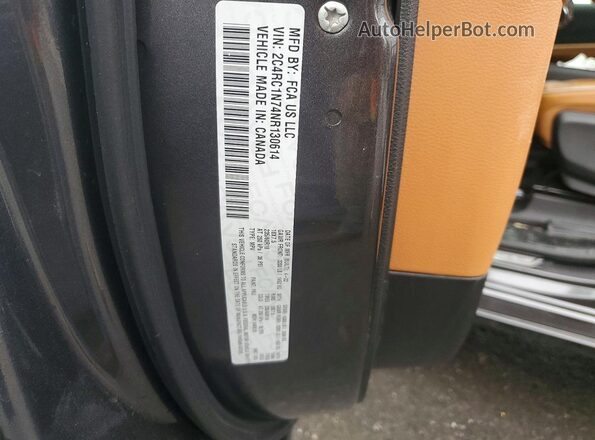 2C4RC1N74NR130614 2022 CHRYSLER PACIFICA Gray VIN კოდის სტიკერის ხედი
