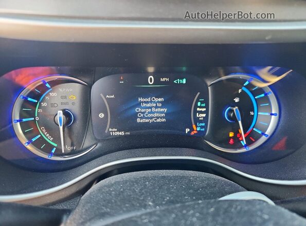 2C4RC1R75MR585688 2021 CHRYSLER PACIFICA Silver ხელსაწყოთა პანელის ხედი