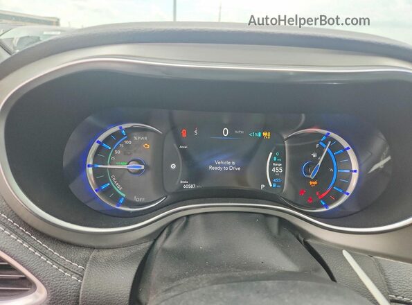 2C4RC1S72PR501017 2023 CHRYSLER PACIFICA Белый Вид щитка приборов