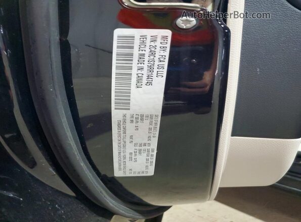 2C4RC1S79RR144745 2024 CHRYSLER PACIFICA Black VIN կոդի պիտակի տեսք