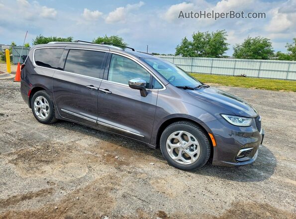2C4RC1S7XMR514013 2021 CHRYSLER PACIFICA Gray Front right