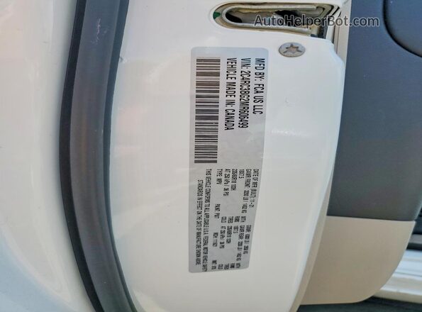 2C4RC3BG2MR606499 2021 CHRYSLER PACIFICA White VIN կոդի պիտակի տեսք
