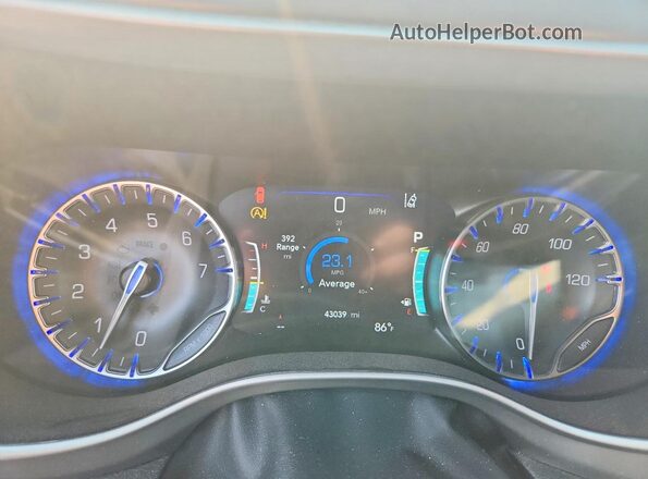 2C4RC3BG6SR521582 2025 CHRYSLER PACIFICA Charcoal Instrument cluster view
