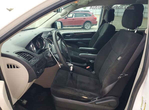 2C4RDGBG7GR368853 2016 DODGE GRAND White Widok wnętrza z przodu