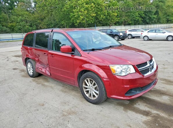 2C4RDGCG0GR273095 2016 DODGE GRAND Burgundy Przód prawy