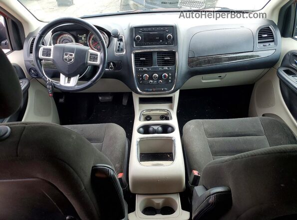 2C4RDGCG0GR273095 2016 DODGE GRAND Burgundy Widok deski rozdzielczej